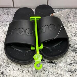 Crocs Slide Classic All Terrain Clog Black Men's Size 7‎ M US / W 9 US Sandals